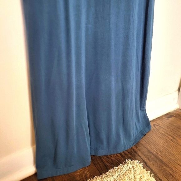 VGUC Athleta Santorini V-Neck Solid Dress Tumbling Teal Small - Picture 6 of 10